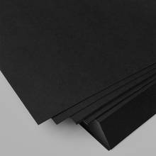 50pcs free shipping A4 size 21x29.7cm Black paper 200gsm  card paper, DIY  gift cardboard DIY model wedding party decorations 2024 - buy cheap