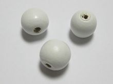 100 белые 14 мм круглые деревянные бусины ~ деревянные бусины 2024 - купить недорого