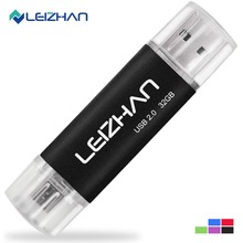 LEIZHAN Micro Pendrive USB Flash Drive 64gb 32gb 16gb 8gb 4gb Pen Drive USB 2.0 Memory Stick Smart Phone U Disk otg usb key 2024 - buy cheap