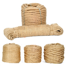 DIY Handmade Hemp Rope Photo Wall Decoration Tag Bundled Rope Packaging Braided Line Restaurant Home Decoration 2024 - buy cheap