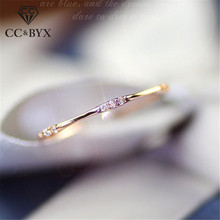 CC Trendy Jewelry Rings For Women Simple Design Ring Cubic Zirconia Bridal Wedding Engagement Accessories Drop Shipping CC2285 2024 - buy cheap