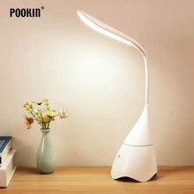 LED Rechargeable Touch Sensor Table Lamp  Bluetooth Smart  Speaker LED Foldable Desk Lamp For Reading Bedroom Living Room 2024 - buy cheap