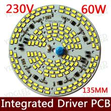 Dimmable led bulb lamp pcb chip SMD 2835 integrated Driver AC220V led ceiling downlight 5000-6500lm 60W LED Ceiling Lights 2024 - buy cheap