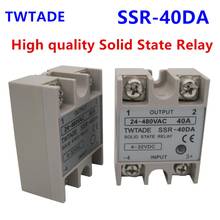 5PCS TWTADE/ High-quality Single Phase Solid State Relay SSR-40DA Module 3-32V DC To 24-480V AC SSR-40 DA SSR 40A 2024 - buy cheap