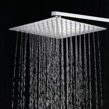 Cabezal de ducha de acero inoxidable de 8 pulgadas con brazo montado en la pared, grifo de ducha ultrafino de lluvia, CP-8080A 2024 - compra barato