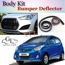 For Hyundai Atos Eon Bumper Lip / Front Spoiler Deflector For TopGear Friends Car Tuning View / Body Kit / Strip Skirt 2024 - buy cheap