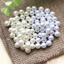 Pearl Beads No hole Pearls Perle Pearl Beads without hole 3mm to 14mm white Pearl Beads Ivory Pearls Beads for jewelry making 2024 - buy cheap