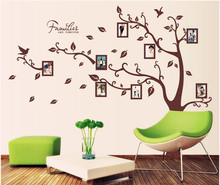 2PC/set Photo Frame Poster Tree Plant Wall Sticker Home Decor Bedroom for Children Wall Poster DIY WallPaper Home Decoration 2024 - buy cheap