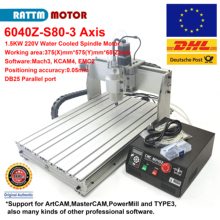 1.5KW CNC 6040Z 220VAC 3 Axis water cooled MACH3 Engraver Engraving Machine support LPT Port CNC router Milling Machin 2024 - buy cheap