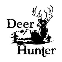 14.3cm*15cm Deer Hunter Car Styling Fashion Car Sticker Decal C5-1854 2024 - buy cheap