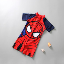 Boys Swimsuit 1-7 Years Baby Boy Swimming Trunks One Piece Spiderman Swimsuits for Boys Kids Bathing Suit  Short Sleeve 2024 - buy cheap