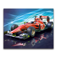 F1 racing-pintura de diamantes 5D Diy, punto de cruz, Cuadrado completo, redondo, bordado de diamantes, imágenes de coche por número, rhinestonesZP-2174 2024 - compra barato