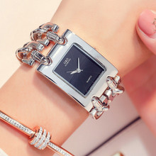 G & D-Relojes de pulsera de cuarzo plata para Mujer, accesorio femenino, de lujo, regalo 2024 - compra barato