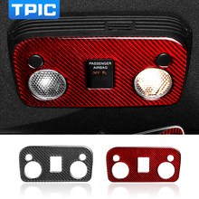 TPIC-Tira de Panel de Control de coche, pegatina embellecedora de fibra de carbono para Ford Mustang 2015-2019, accesorios de moldura Interior 2024 - compra barato