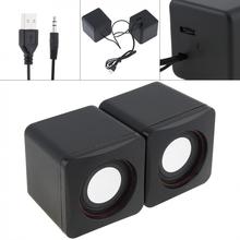 Portable 101Z 0.5W USB 2.0 Speakers with 3.5mm Stereo Jack and USB Powered for PC / Laptop / Smartphone 2024 - buy cheap