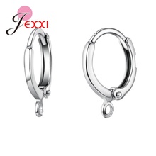 50Pcs/lot Earrings Jewelry Findings Components 925 Sterling Silver  Hoops for Women Earrings DIY Making Jewelry 2024 - buy cheap