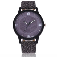 Reloj Fashion Luxury Quartz Men Watch Leather Sport Watches Relogio Masculino High Quality Clock Wood Wristwatch Montre Homme 2024 - buy cheap