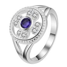 0 anillo Chapado en plata, anillo de joyería de moda de plata para mujeres y hombres,/KLNXRYRC PFIIPZBU 2024 - compra barato