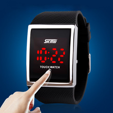 Unisex Fashion LED Touch Watch Eco-friendly Rubber Bracelet Wristwatch Japan Movt Digital Clock Brand Sports Relojes 3ATM NW2701 2024 - buy cheap