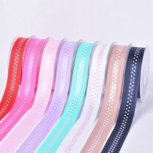 New 10yards 1 " 25 mm soild color grosgrain ribbon with satin printing dots 2024 - buy cheap
