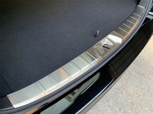 Car-Styling For Subaru Forester 2019 Stainless Steel Inner Rear Bumper Interior Trunk Threshold Door Sill Protector Cover Trims 2024 - buy cheap