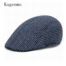 Kagenmo cheap male Berets winter warm outside cap female fashion caps male formalwear hat leisurely hats 3color 1pcs 2024 - buy cheap