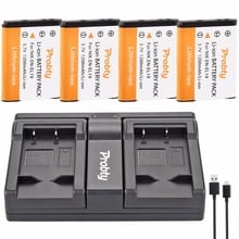 PROBTY 4pcs EN-EL19 EN EL19 Camera Battery + USB Dual Charger For Nikon Coolpix S32 S33 S100 S2500 S2750 S3100 S3200 S3300 S3400 2024 - buy cheap