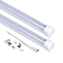 10pc V-Shape Integrated LED Tube Lamp 20W T8 600mm 2FT LED Bulbs 144LEDs Super Bright Led Fluorescent Light bombillas led 2000lm 2024 - buy cheap