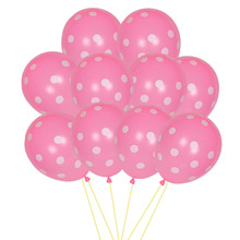 20 unids/lote de globos inflables de látex de lunares de 12 pulgadas y 2,8g, decoración para fiesta de boda, suministros para fiestas de cumpleaños, globos para niños 2024 - compra barato