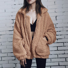 2020 Autumn Warm Teddy Coat Women Thick Faux Fur Coat Female Winter Oversized teddy jacket Ladies Plus Size Coats Fur 3XL 2024 - buy cheap