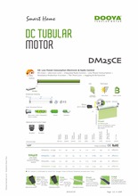 Dooya tubular motor DM25CE-0.7N,1.1n, solar panel, battery pole, adaptor version, 38mm tubefor roller blinds, roman blind 2024 - buy cheap