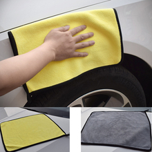 Tecido de microfibra de poliéster para limpeza de carro, pano de limpeza, polimento e secagem de toalhas, 1 peça 2024 - compre barato
