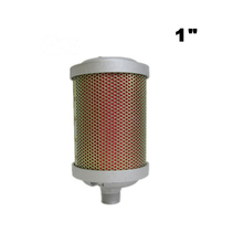 Высококачественный промышленный глушитель фильтра выхлопной трубы DN25 1 ", глушитель для адсорбции, осушитель, мембранный насос, воздушный компрессор, для воздушного компрессора, XY 10 2024 - купить недорого