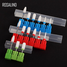 ROSALIND 1 PCS Ceramic Nail Drill Bit Rotate Burr Milling Cutter Bits For Manicure Pedicure Tools Nail Drill 2024 - buy cheap