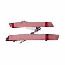 2 LED Car styling Red Rear Bumper Reflector Light Fog Parking Warning Brake Light Stop Bulb Tail Lamp for Chevrolet Malibu 12-15 2024 - buy cheap