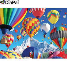 DIAPAI 100% квадратная/круглая дрель 5D DIY Алмазная картина "воздушный шар" Алмазная вышивка крестиком 3D декор A18716 2024 - купить недорого