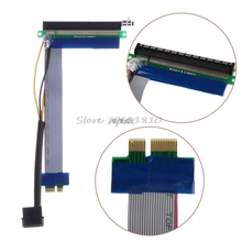 Adaptador de tarjeta PCI-E 1x a 16x, extensor de alimentación, Cable Flexible Z09, envío directo 2024 - compra barato