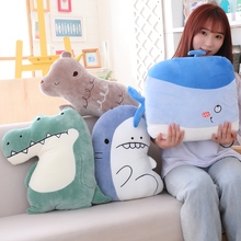 45cm Lovely Whale Crocodile Shark Bear Plush Toy Soft Stuffed Funny Animal Pillow Cute Cushion For Children Kids Gift Sofa Decor 2024 - buy cheap