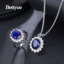 Bettyue Brand Fashion Charm High Quality Cubic Zircon White Gold Wholesale Jewelry Sets For Woman Gothic Style Wedding Gifts 2024 - buy cheap