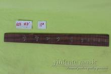 new  high Quality  1 x  24.75"electric   Guitar Fretboard electric guitar rose  Wood Fretboard Parts17#  inlay 2024 - buy cheap