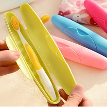 New Portable Plastic Toothbrush Storage Box Travel Toothbrushes Holder Tooth Brush Organizer Teeth Brush Container For Camping 2024 - buy cheap