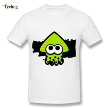 Hombre calamar Splatoon T camisa cuello redondo diseño 100% de algodón clásico juego T camiseta de moda de hombre Camisetas venta al por mayor 2024 - compra barato