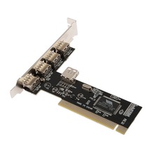 Adaptador de tarjeta de expansión PCI Express PCI-E a 4 puertos USB 2,0 HUB, Accesorios de escritorio para PC de alta velocidad 2024 - compra barato