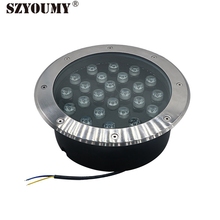 SZYOUMY  24W LED Underground Light AC85-265V Waterpoof LED Underground Spot Exterior LED Floor Lamp Sidewalk Light RGB Color 2024 - buy cheap