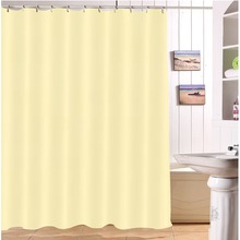 LB 180*200 Solid Yellow Shower Curtains Waterproof Polyester Style Bathroom Curtain Screens Fabric for Girl Bathtub Home Decor 2024 - buy cheap