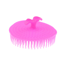 Escova de massagem capilar 1 peça, de silicone, para lavar o couro cabeludo, escova de shampoo, massageador para o couro cabeludo 2024 - compre barato