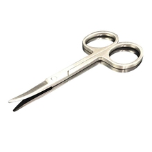 Professional Eyebrow Scissor Makeup Manicure Scissors Nails Cuticle Scissors Curved Pedicure Dead Skin Remover Makeup Tool 2024 - buy cheap