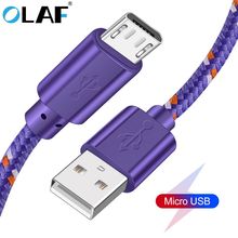 OLAF-Cable Micro Usb 2.1A, cable de carga rápida de 1m/2m/3m, sincronización de datos, Cargador Usb para Samsung, Huawei, Xiaomi, teléfono Android 2024 - compra barato