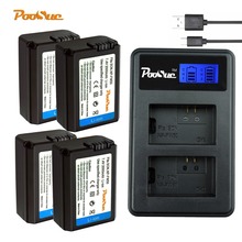 Для sony npfw50 NP-FW50 Battery + LED USB Charger For Sony np fw50 battery Alpha a6500 a6300 a7 7R a7R a7R II a7II NEX-3 2024 - купить недорого