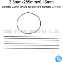 500pcs diameter 3.5mm length 285mm wire diameter 0.45mm small extension spiral spring for side sealing machine can be customized 2024 - buy cheap